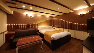 Een minibar, geluiddichte muren, gratis wifi, beddengoed