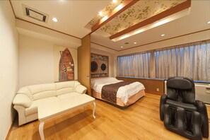 Standard Double Room | Living area | LCD TV, DVD player