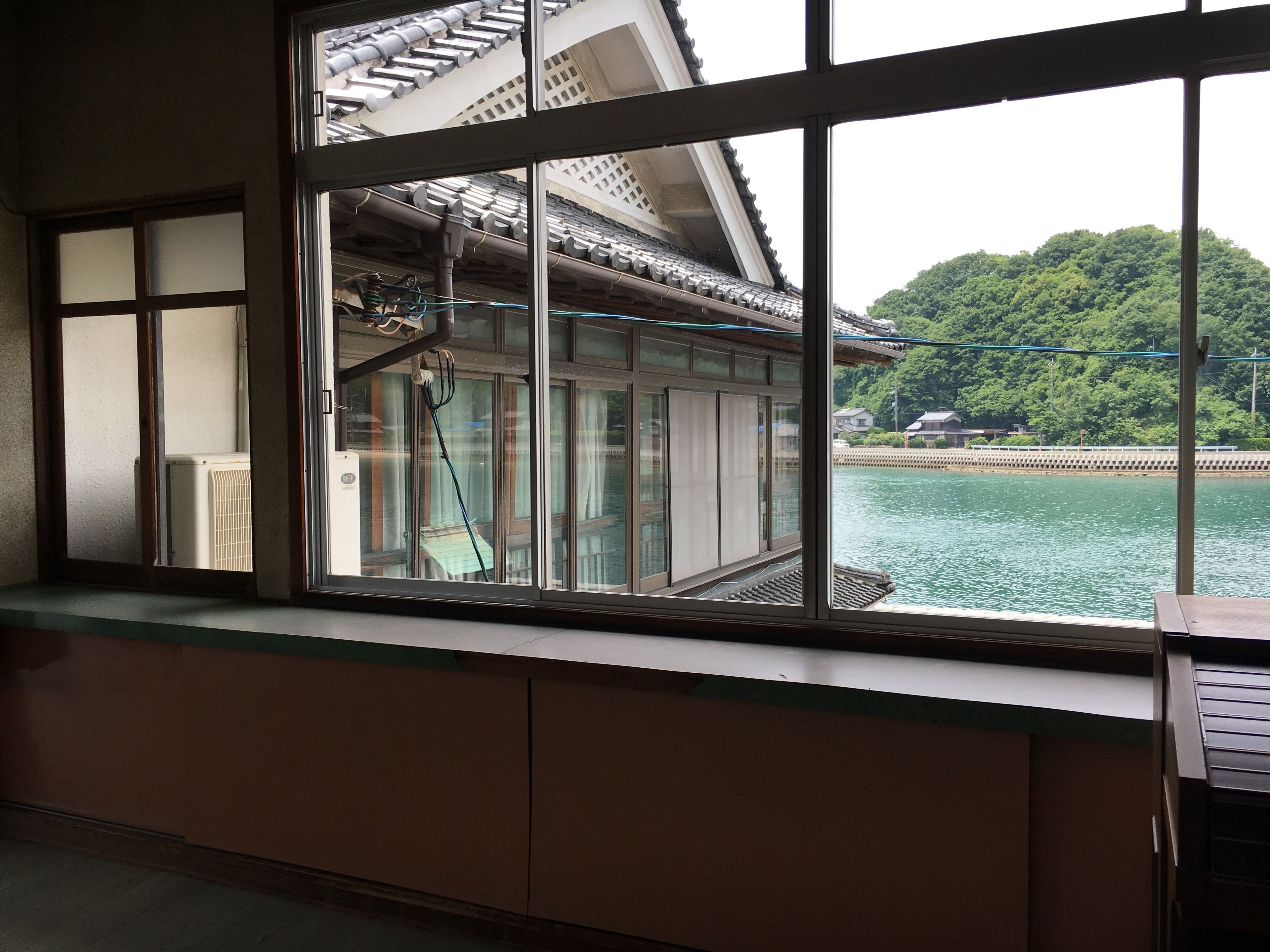 Uitzicht vanuit accommodatie