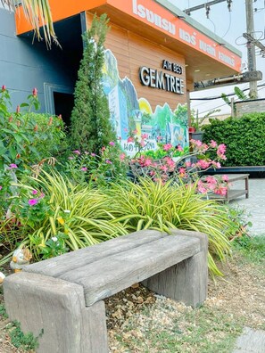 Façade de l’hébergement