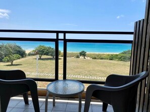 Comfort Quadruple Room, 2 Queen Beds, Non Smoking, Ocean View | Terrace/patio
