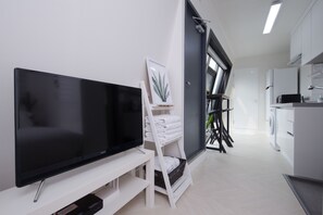 Romantisches Penthouse, 1 Schlafzimmer, Nichtraucher, Stadtblick | Hochwertige Bettwaren, Daunenbettdecken, Pillowtop-Betten