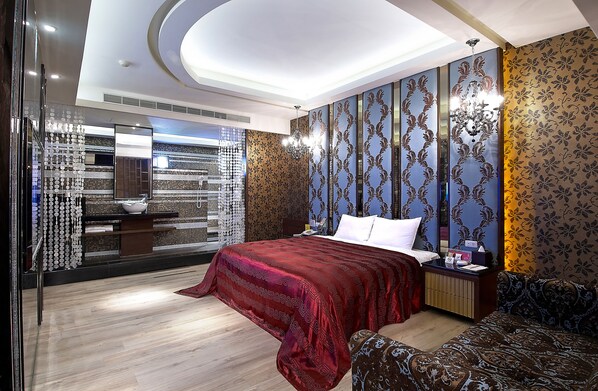 Quarto casal standard | Individualmente decorados, individualmente mobiliados, cortinas blackout