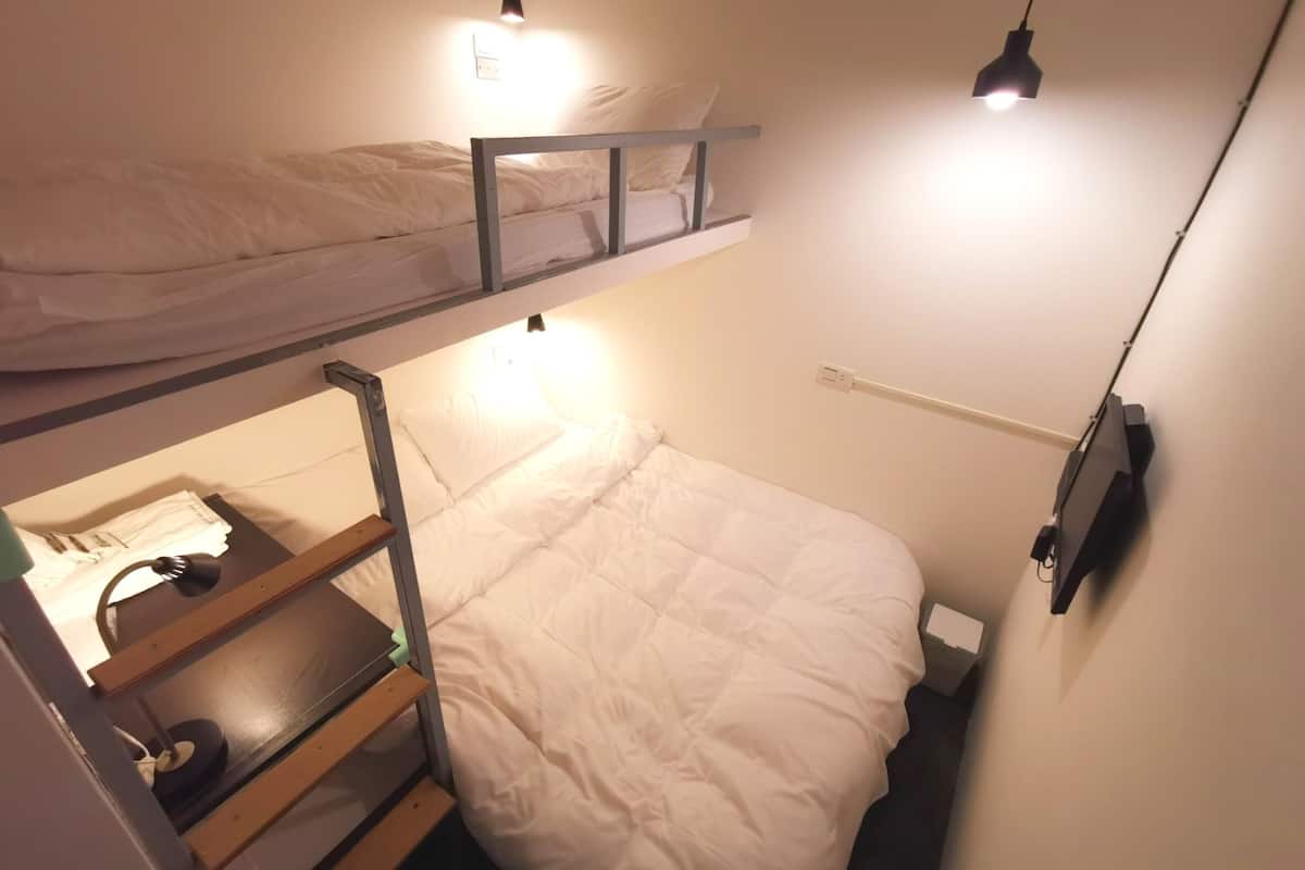 ห้องทริปเปิล, ห้องน้ำรวม | โต๊ะทำงาน, Wi-Fi ฟรี, ผ้าปูที่นอน