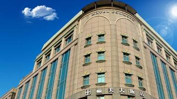 Majoituspaikan julkisivu