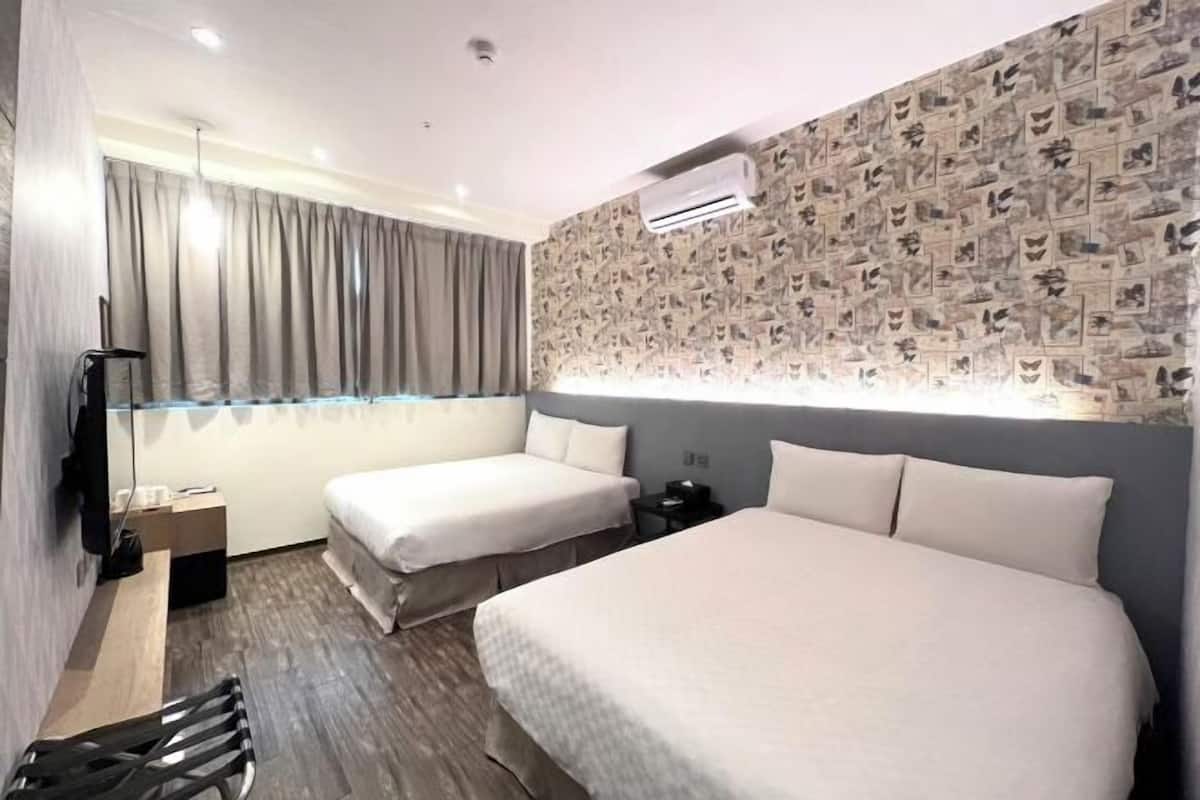 Down duvets, blackout curtains, free WiFi, bed sheets