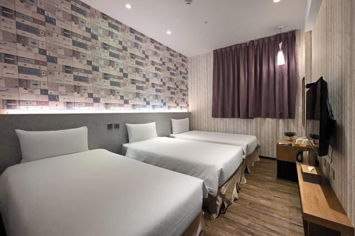 Down duvets, blackout curtains, free WiFi, bed sheets