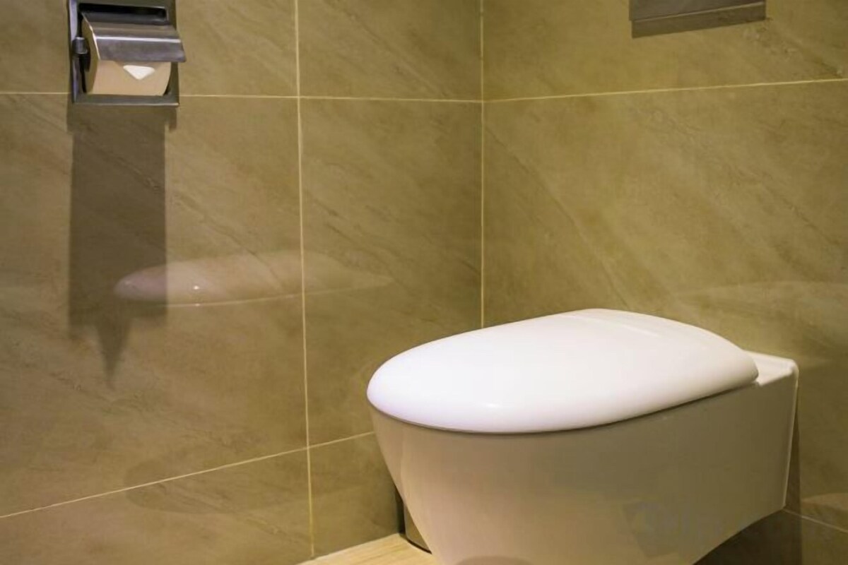 Bathroom | Separate bathtub and shower, deep-soaking bathtub, hair dryer, slippers