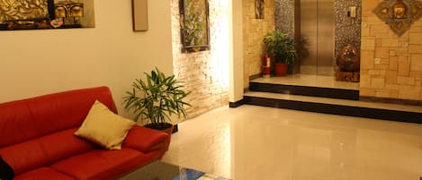 Sala de estar en el lobby