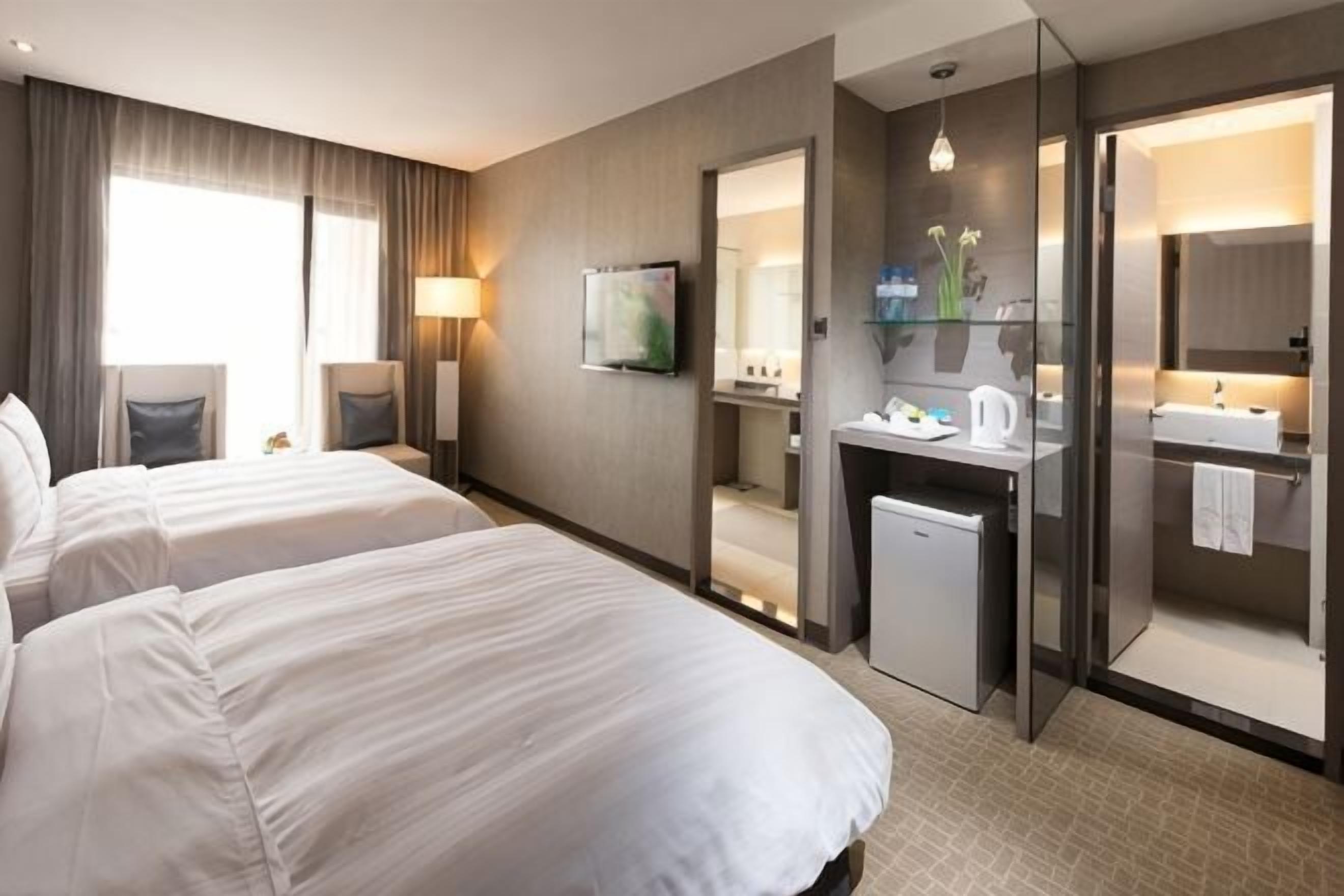 Minibar, in-room safe, desk, blackout drapes