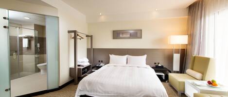 Minibar, in-room safe, desk, blackout curtains