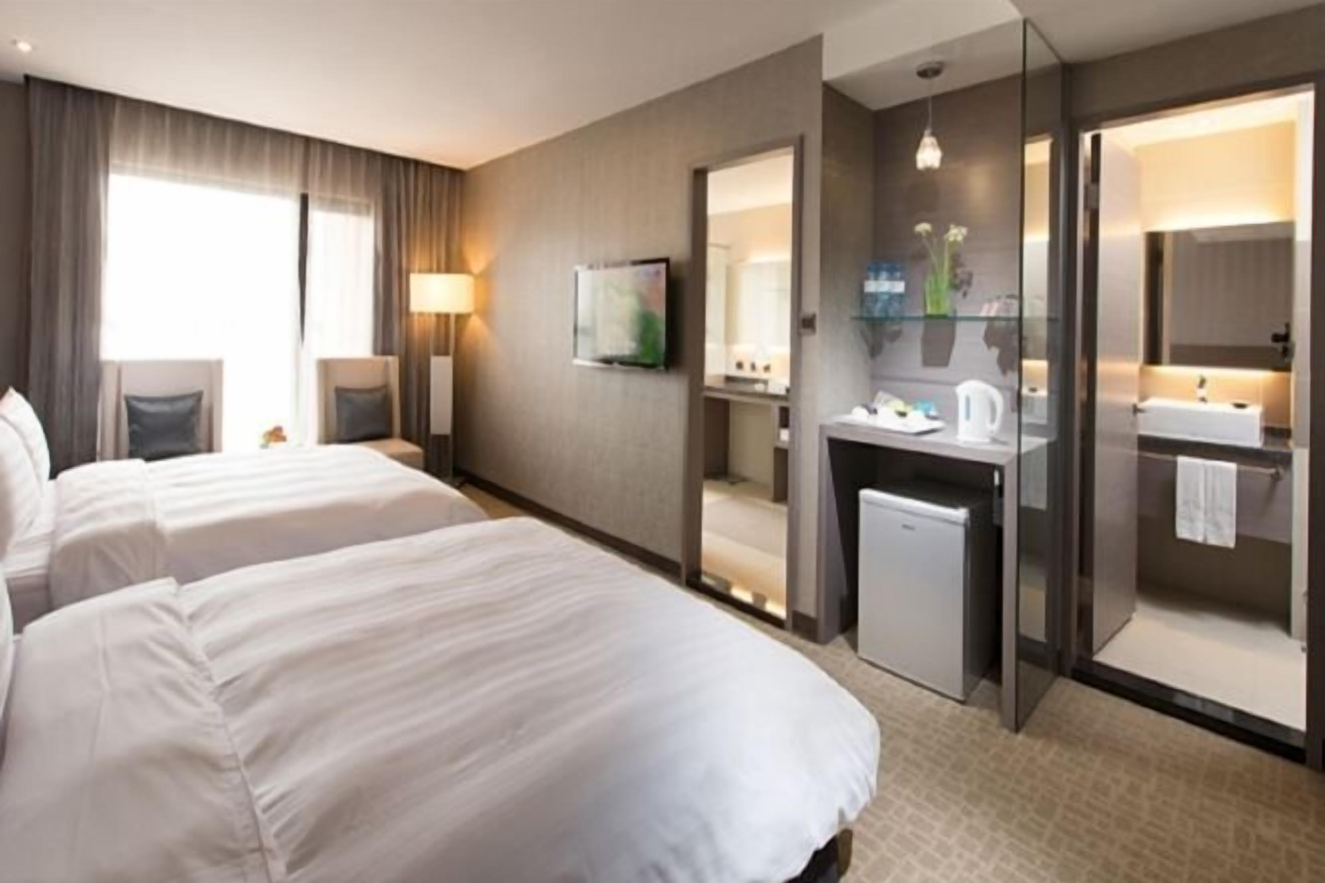 Minibar, in-room safe, desk, blackout drapes