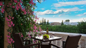 First Floor Standard Double Room | Vue depuis le balcon