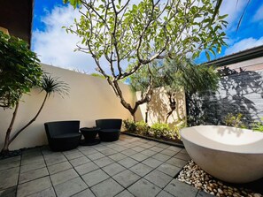 Habitación doble superior | Terraza o patio