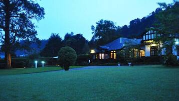 Front of property - evening/night