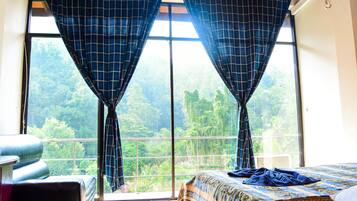 Habitación doble Deluxe, balcón, vista a la montaña | Vista desde la habitación