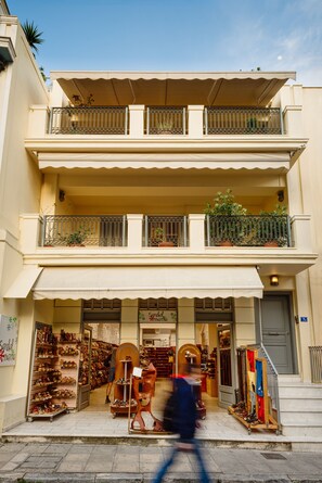 Majoituspaikan julkisivu