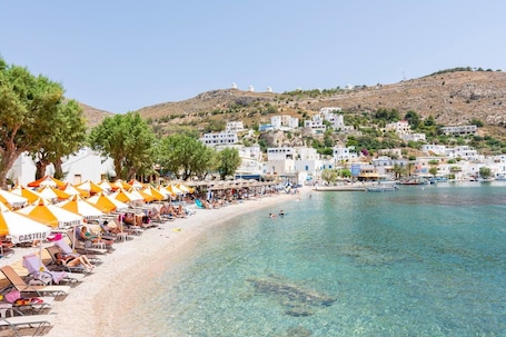 Beach nearby, beach towels