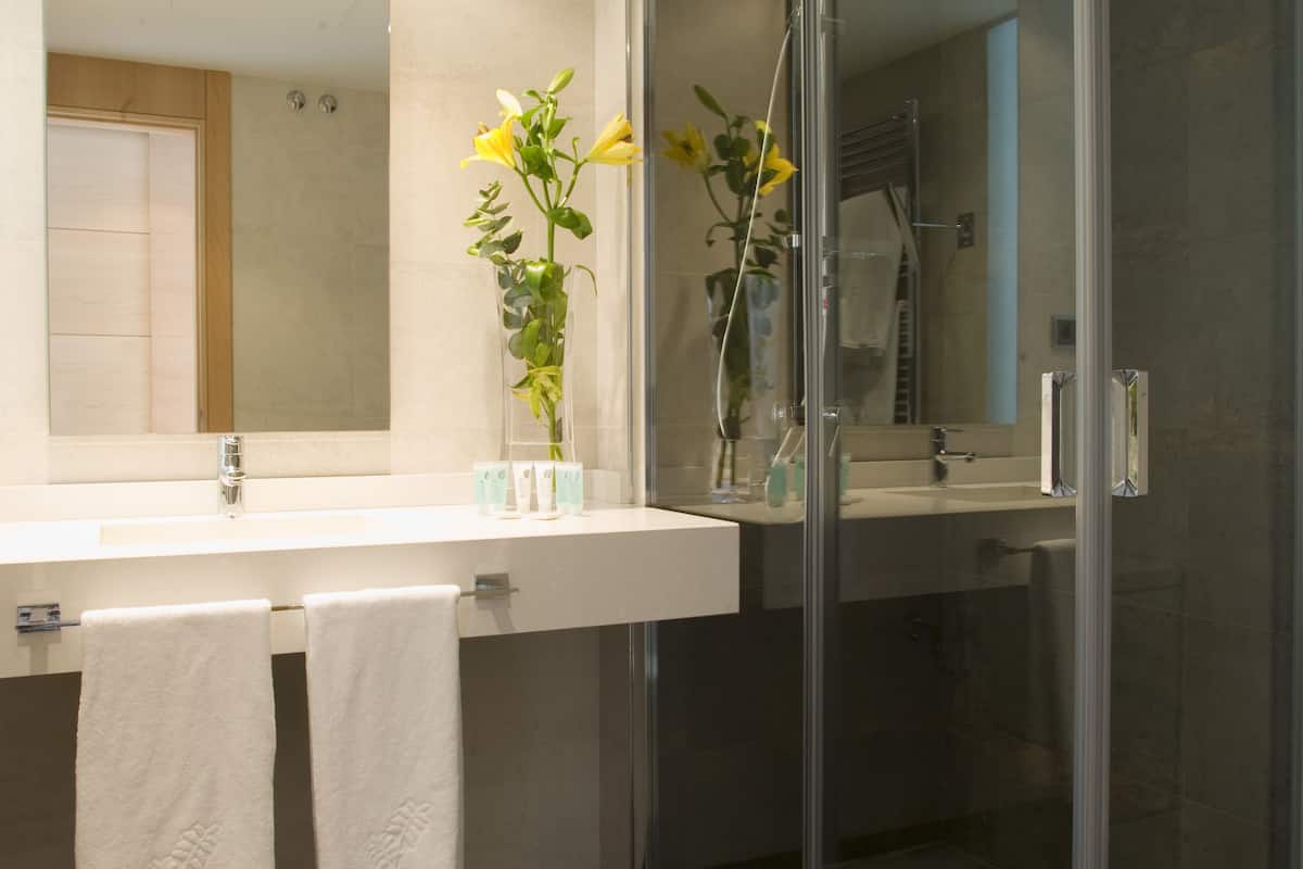 free toiletries, hair dryer