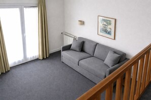 Duplex, 1 Double Bed with Sofa bed | Living area | Flat-screen TV -  Les Lilas Serviced Apartments (Les Lilas)