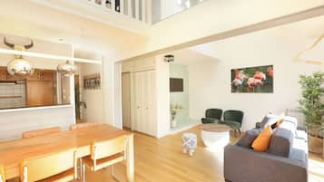 Apartment, 2 Bedrooms | Living area | Flat-screen TV