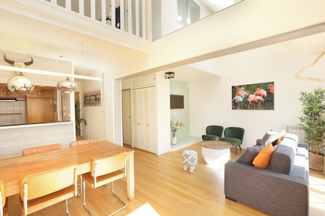 Apartment, 2 Bedrooms | Living area | Flat-screen TV. Les Lilas Serviced Apartments