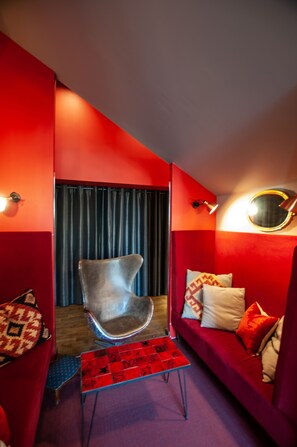 Área de estar no saguão