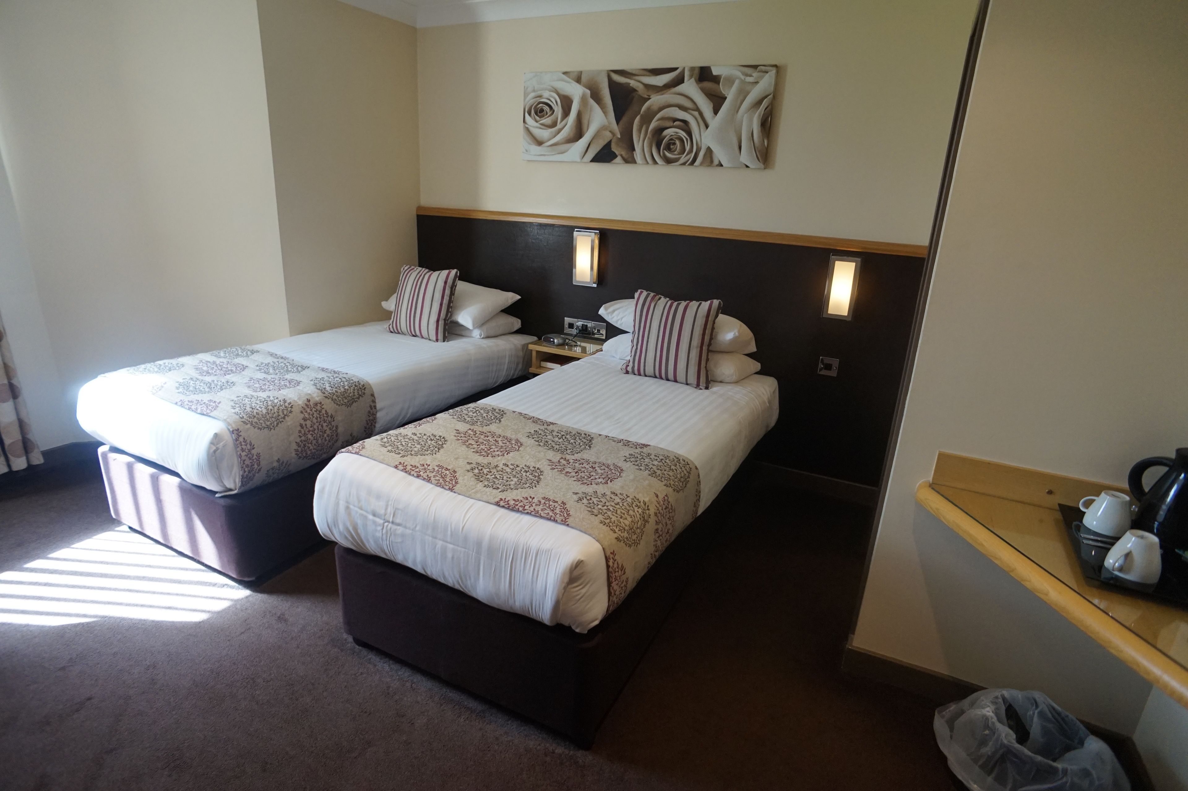 Desk, iron/ironing board, free WiFi, bed sheets