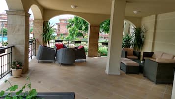 Sala de estar en el lobby