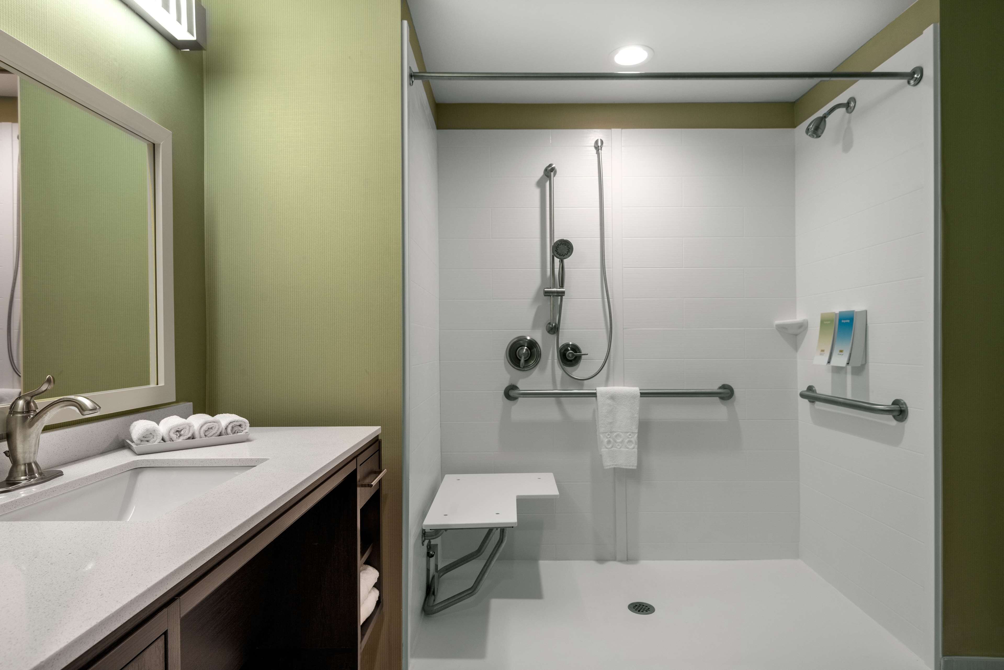 free toiletries, hair dryer, towels, soap