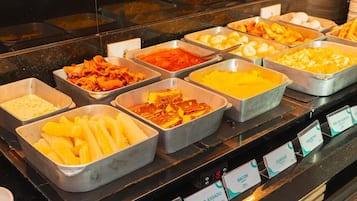 Frokostbuffé er inkludert hver dag