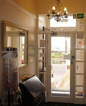 Interior entrance