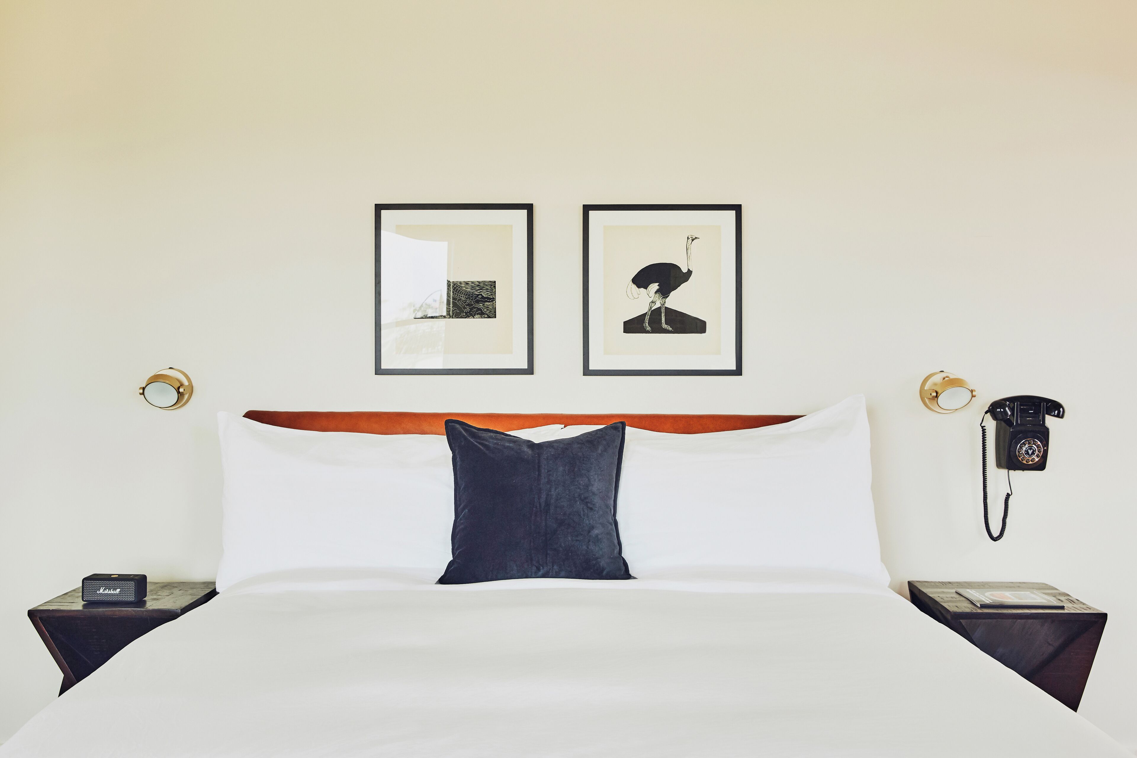 Bungalow, vista al océano | Ropa de cama de alta calidad y tabla de planchar con plancha 