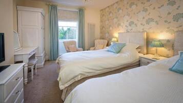 Premium bedding, down comforters, memory foam beds, soundproofing