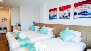 Premium bedding, free minibar, in-room safe, desk