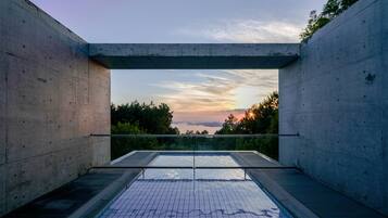 Indoor pool, seasonal outdoor pool