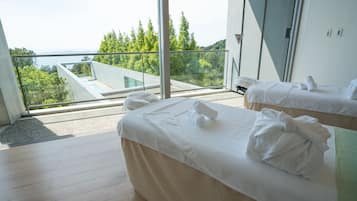 Ruang perawatan pasangan, perawatan tubuh, dan aromaterapi