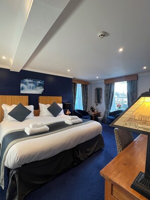 Superior Double Room | Premium bedding, memory foam beds, individually decorated - The Ship Inn (Castle Douglas)