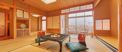 Superior Room, Non Smoking (Japanese Style 2 rooms and bath) | In-room safe, desk, free WiFi, bed sheets
