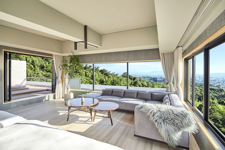 总统开间套房, 1 间卧室, 无烟房, 城市景观 | 高档床上用品、客房内保险箱、遮光窗帘、隔音