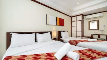 Ropa de cama hipoalergénica y minibar