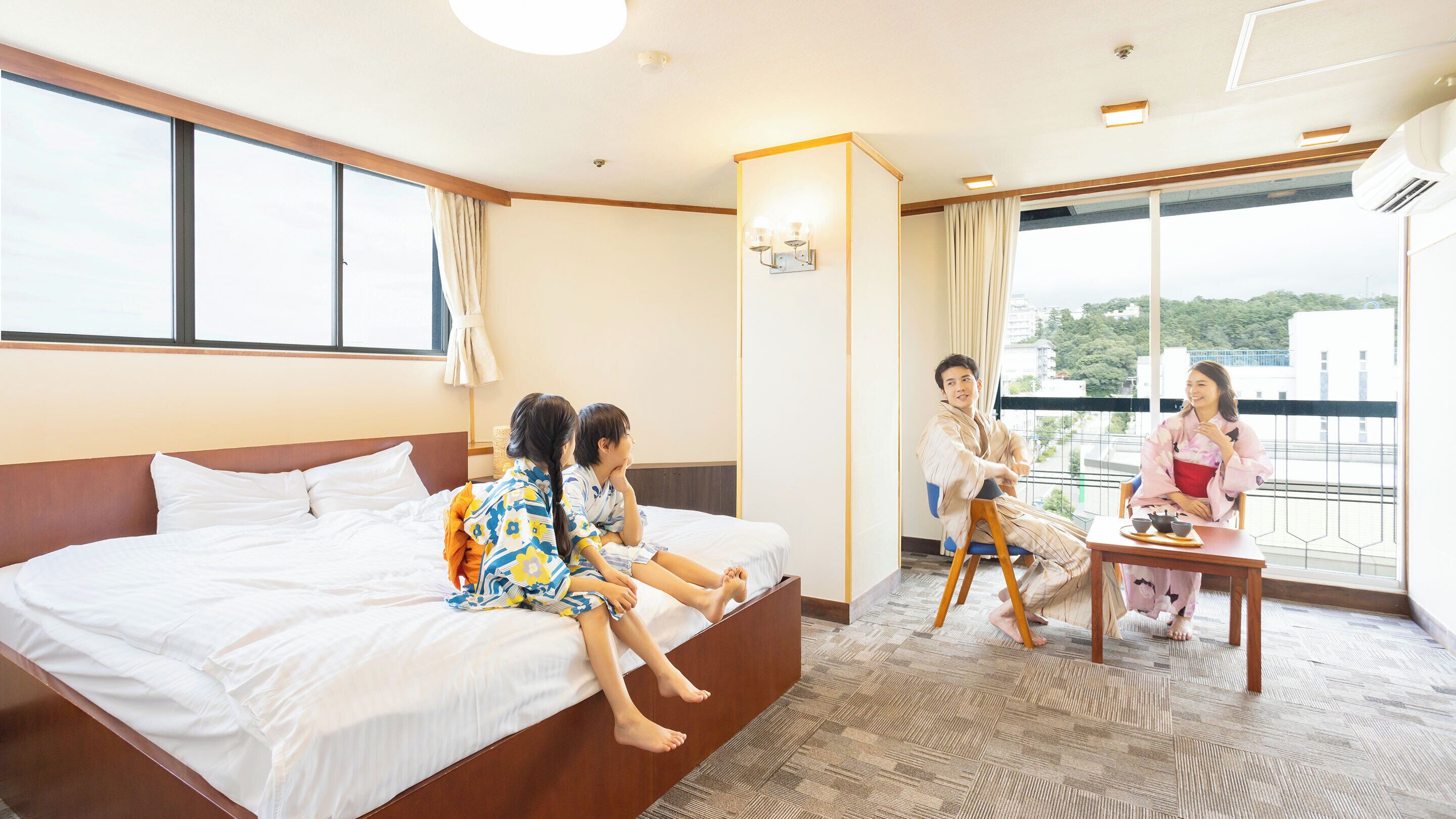 superior japanese-western style room with bath,non-smoking | in-room safe, desk, iron/ironing board, free wifi