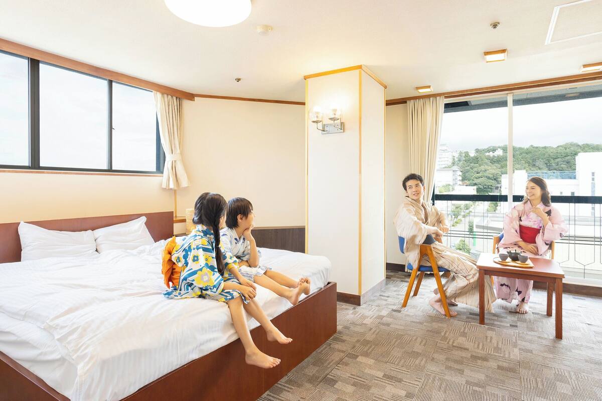 superior japanese-western style room with bath,non-smoking | in-room safe, desk, iron/ironing board, free wifi