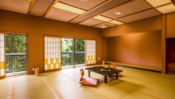Standard Room, Non Smoking (Japanese Style Room 20jo WO bath) | In-room safe, desk, free WiFi, bed sheets