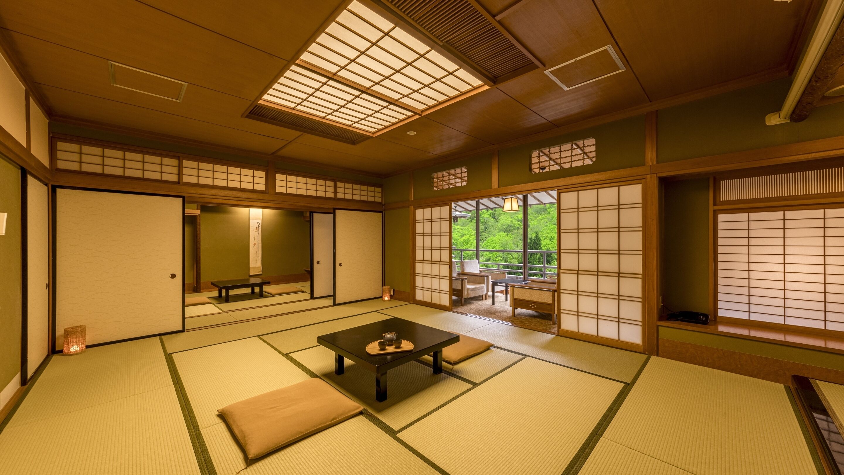 Kamar Superior, Bebas Asap Rokok (Japanese Style 2R, Open-air Bath, 10P) | Brankas, meja kerja, dan Wi-Fi gratis