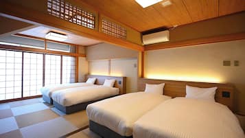 Standard Japanese-Style Room with Four-Fourth Japanese Bed and Indoor Bath, Non-Smoking | 房內夾萬、書桌、熨斗/熨衫板、免費 Wi-Fi