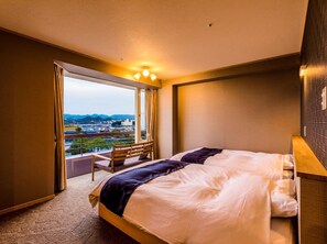 Superior Japanese Western Style Room without Bath, Non-Smoking | In-room safe, desk, free WiFi, bed sheets