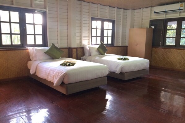 Family Bungalow, 2 Bedrooms | Desk, rollaway beds, free WiFi - A Hotel Homey (Chiang Saen)