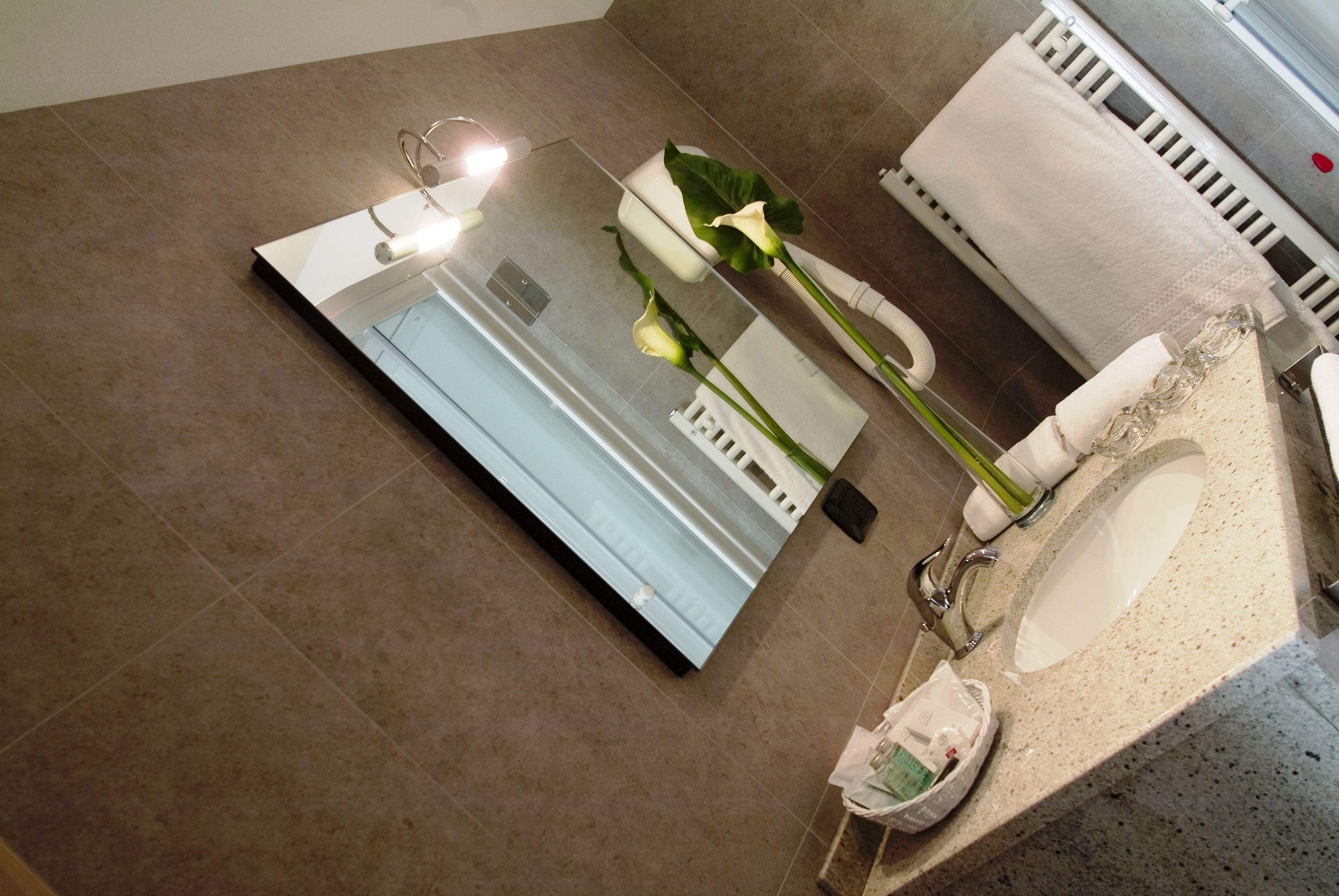 free toiletries, hair dryer, bathrobes, bidet