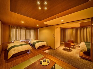 Superior Western Style Room with Open-air Bath (No View), Non-Smoking | 1 bedroom, in-room safe, desk, free WiFi